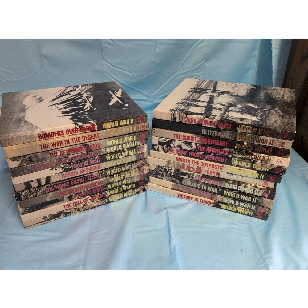 Time Life WWII Book Set 22 Volumes World War II WW2 Collection Historic